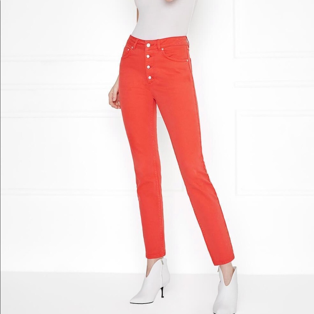 Anine Bing sold out Frida high waist button fly 😍